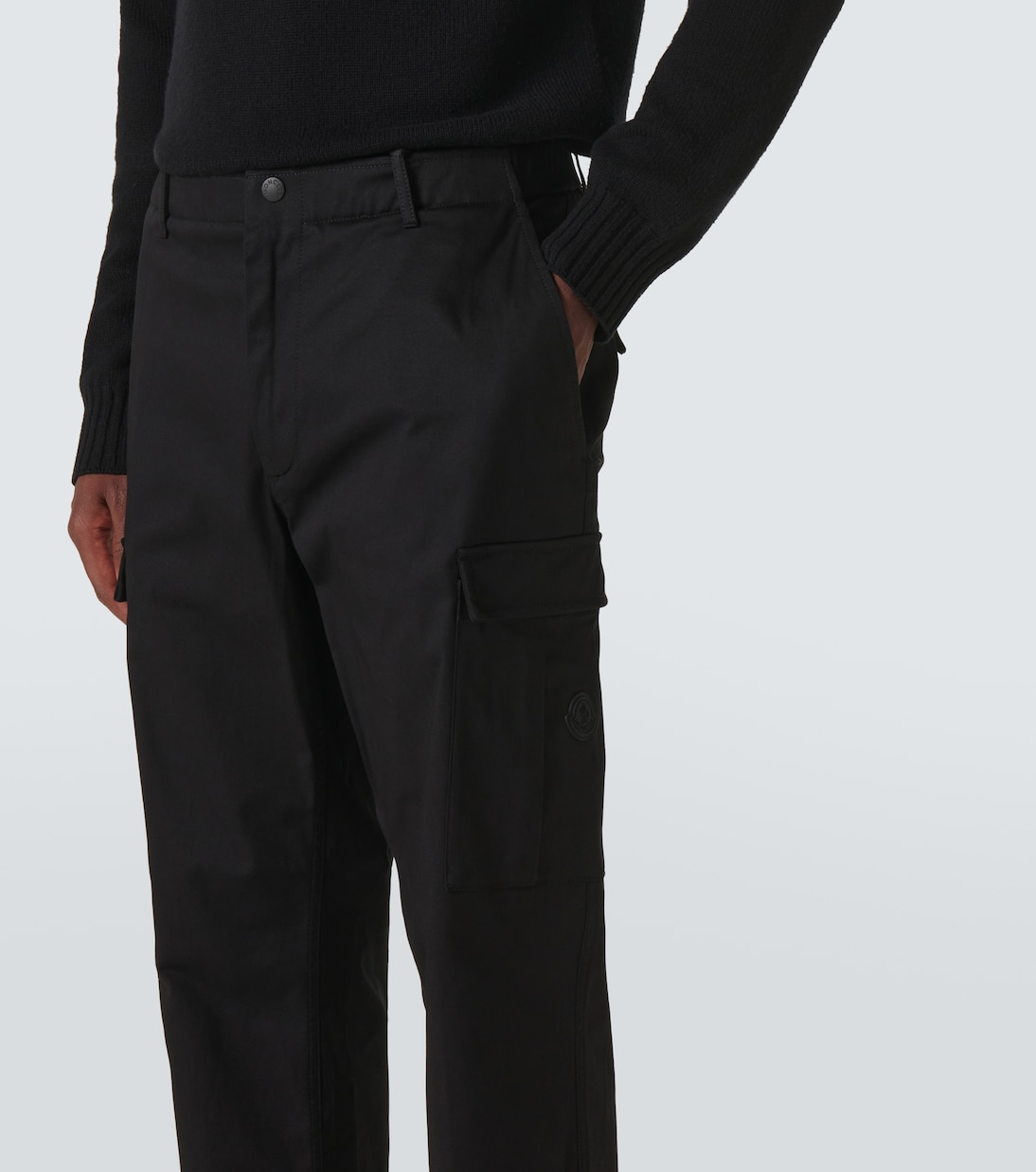 Pantaloni regular in gabardine di cotone | Moncler