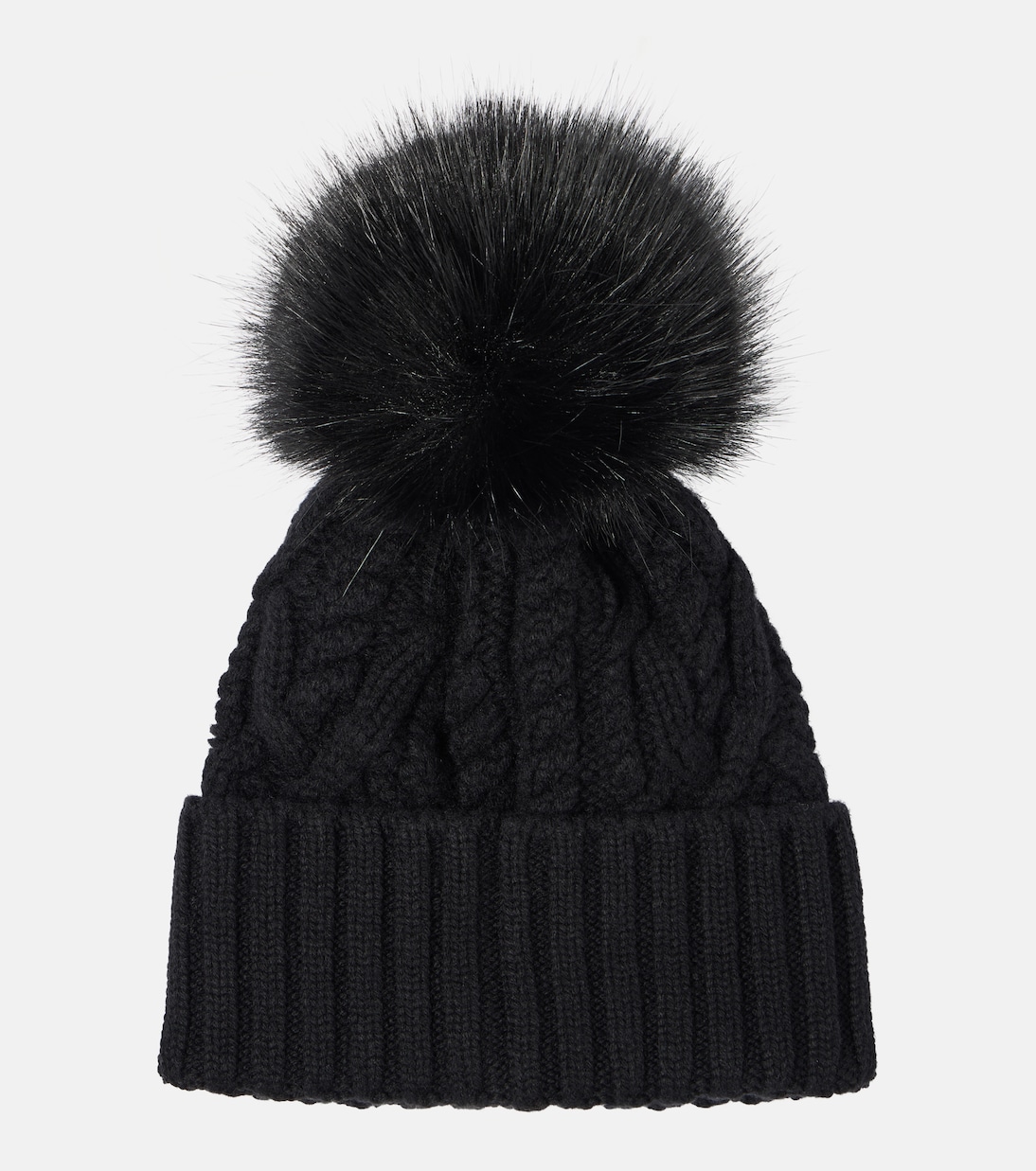 Berretto in lana e cashmere con logo MONCLER, stile giovane e trendy