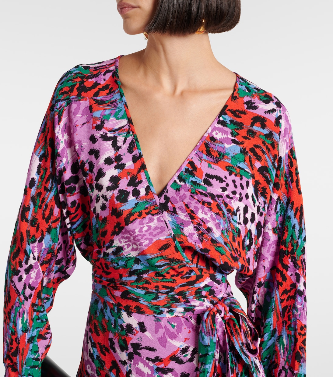 Eloise leopard-print midi dress | Diane von Furstenberg