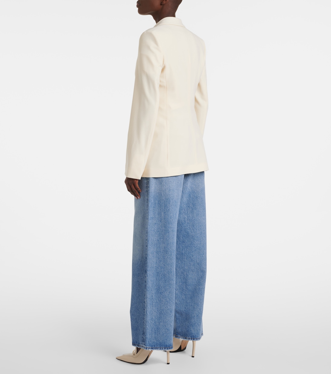 Bennet wool-blend crêpe blazer | Fforme