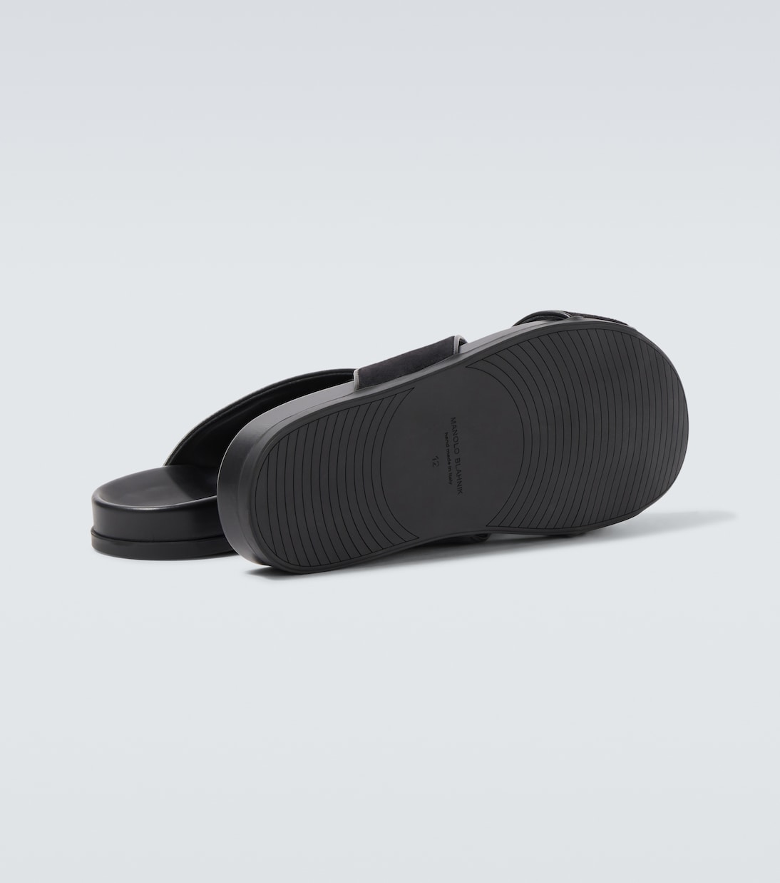 Chiltern suede slides | Manolo Blahnik