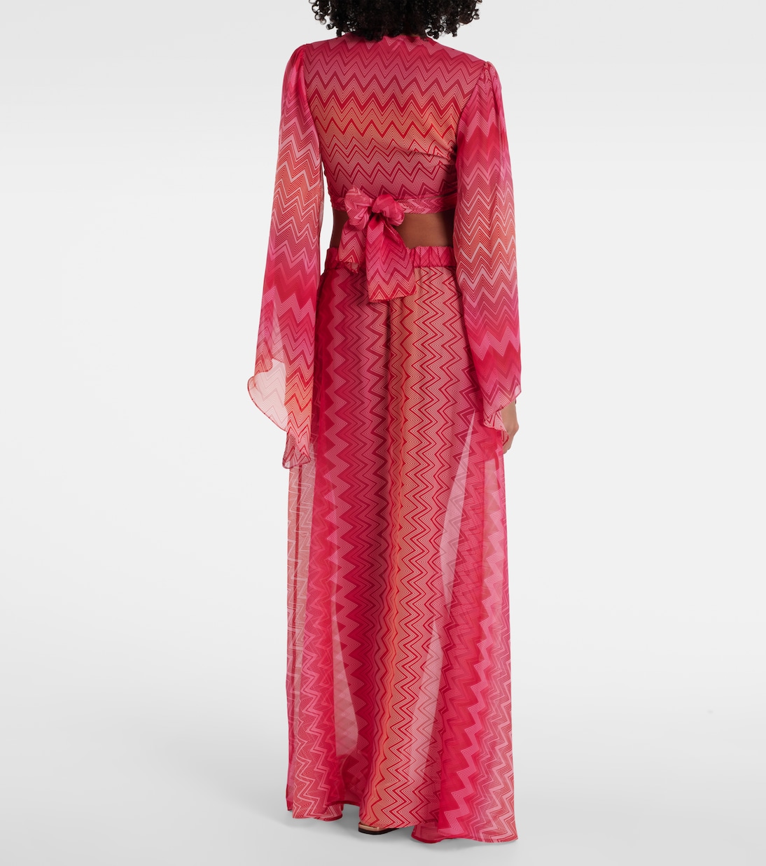 Falda larga de seda | Missoni