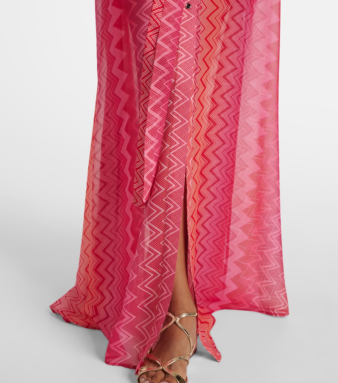 Falda larga de seda | Missoni