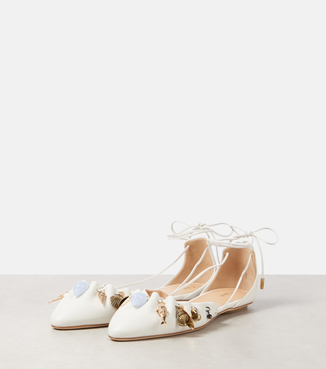Scarpe ballerine in pelle 