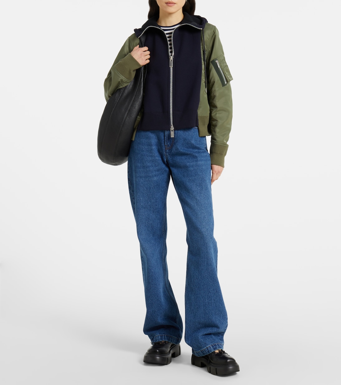 Sudadera con capucha en mezcla de algodón | Sacai
