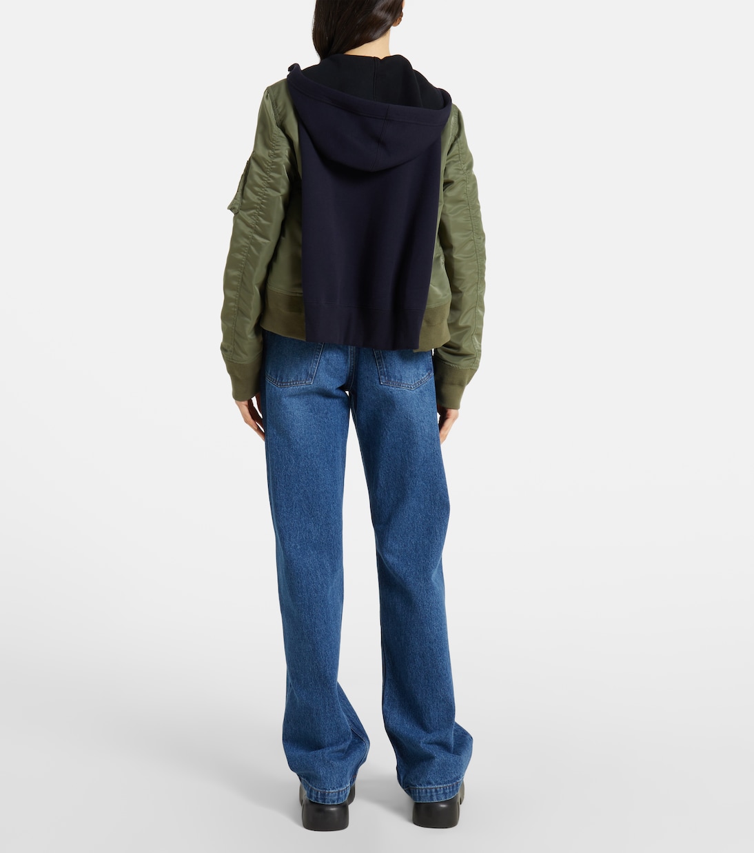 Sudadera con capucha en mezcla de algodón | Sacai