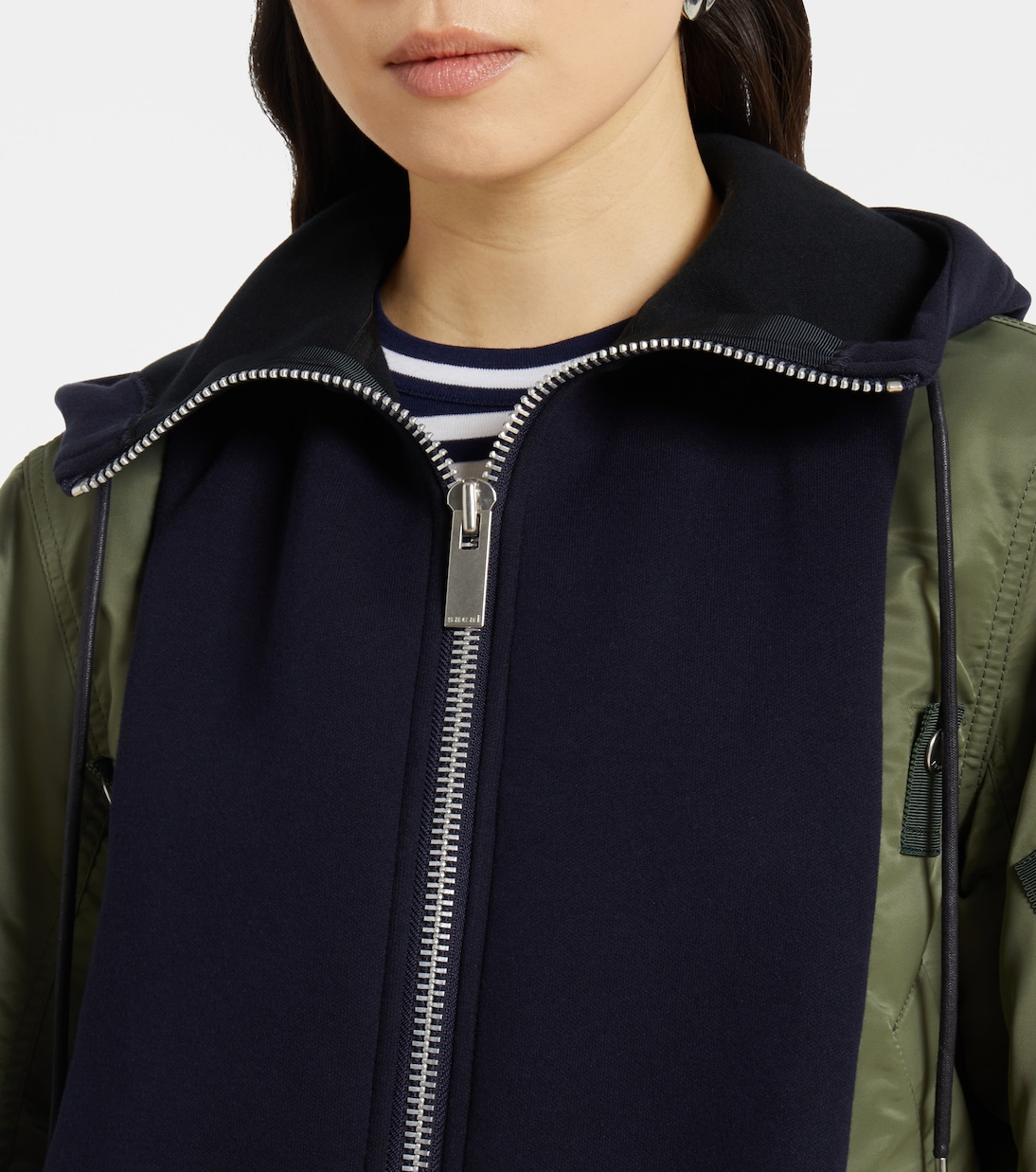 Sudadera con capucha en mezcla de algodón | Sacai