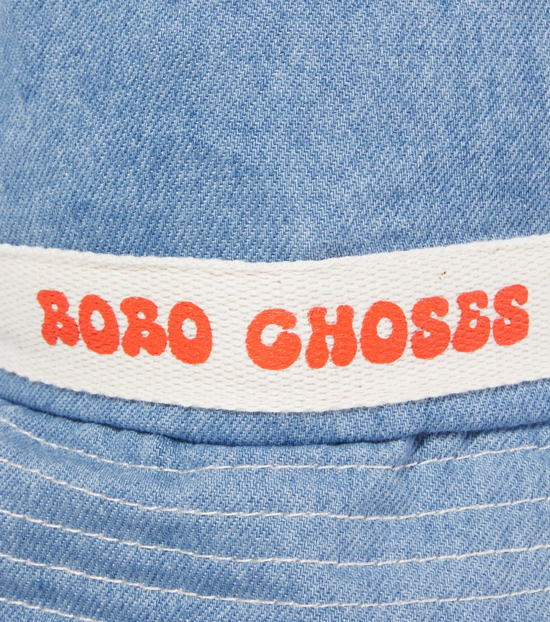 Chapeau bob en jean à logo | Bobo Choses