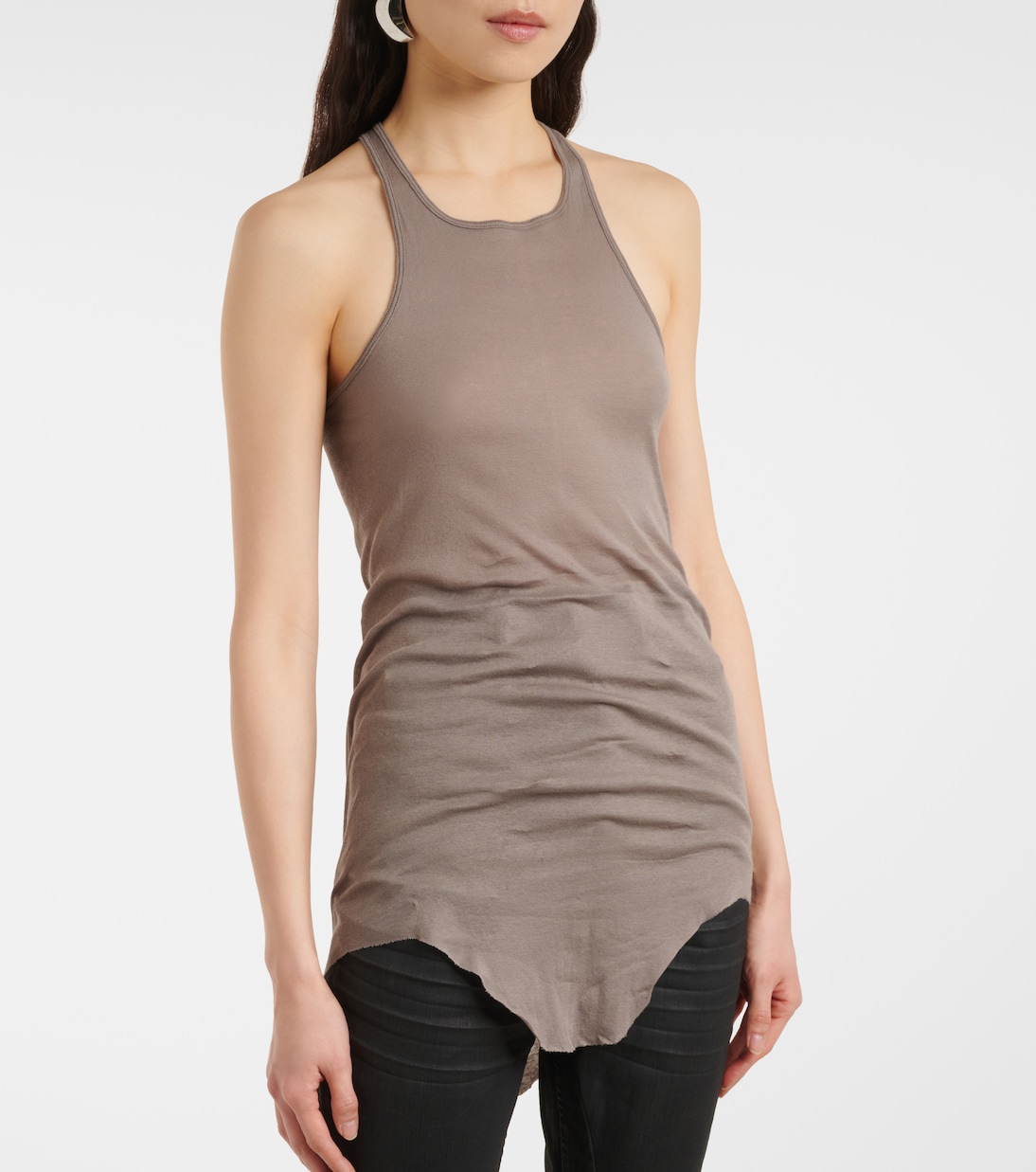 Top in maglia a coste di cotone | Rick Owens