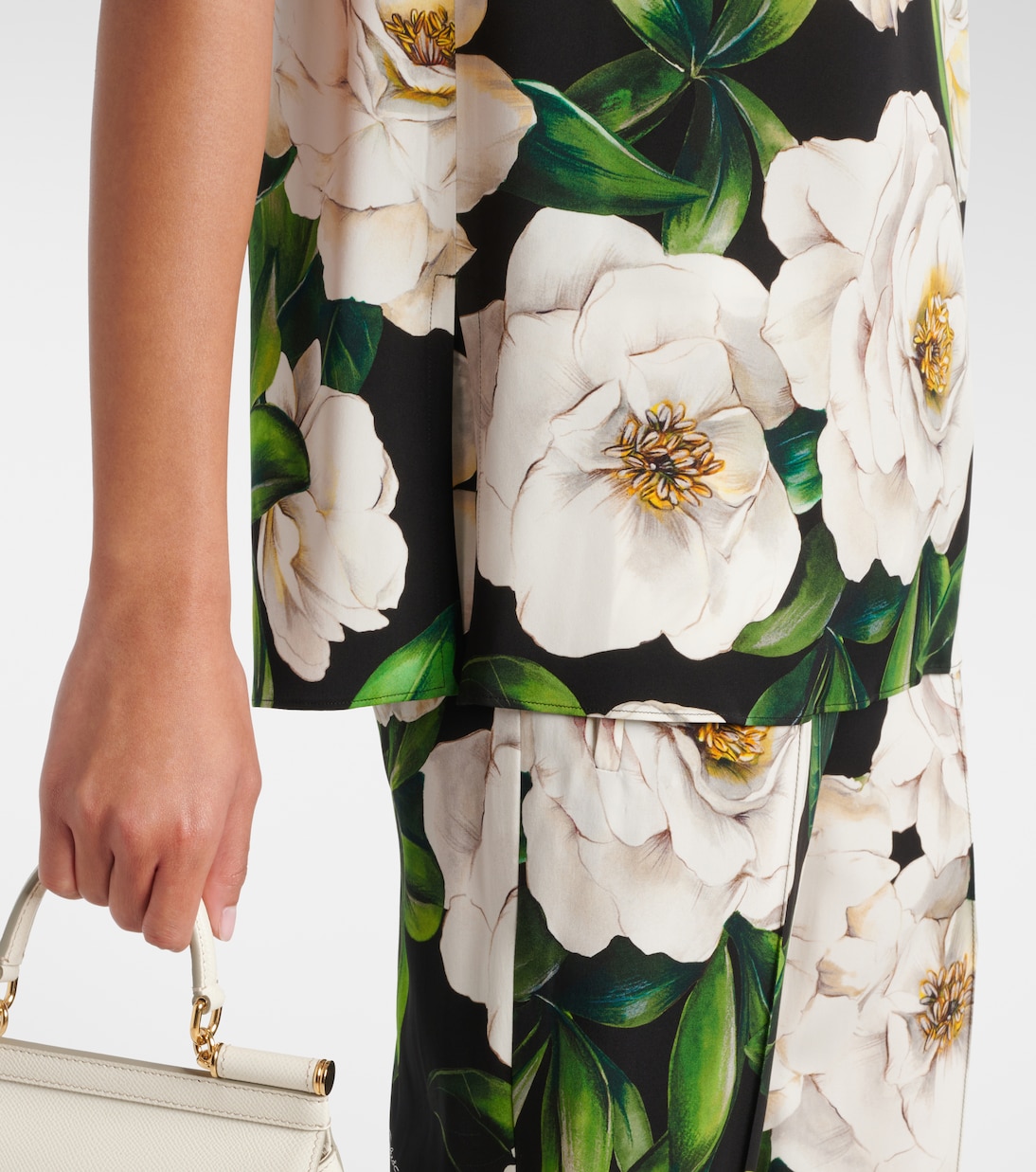 Top en charmeuse de mezcla de seda | Dolce&Gabbana