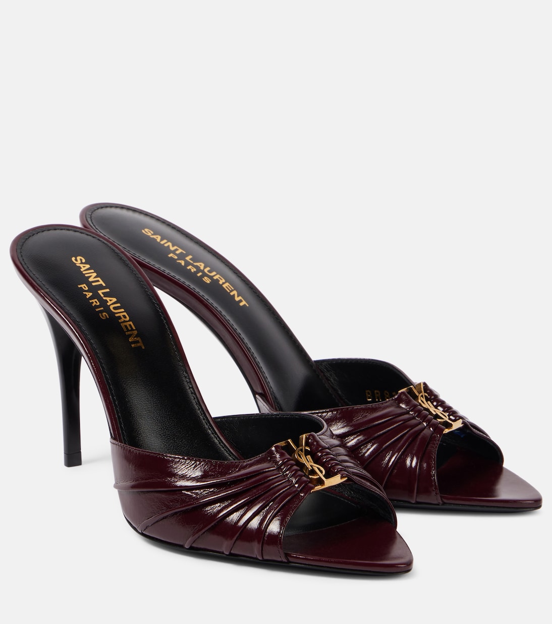 Mules Babylone Cassandre 90 in pelle | Saint Laurent