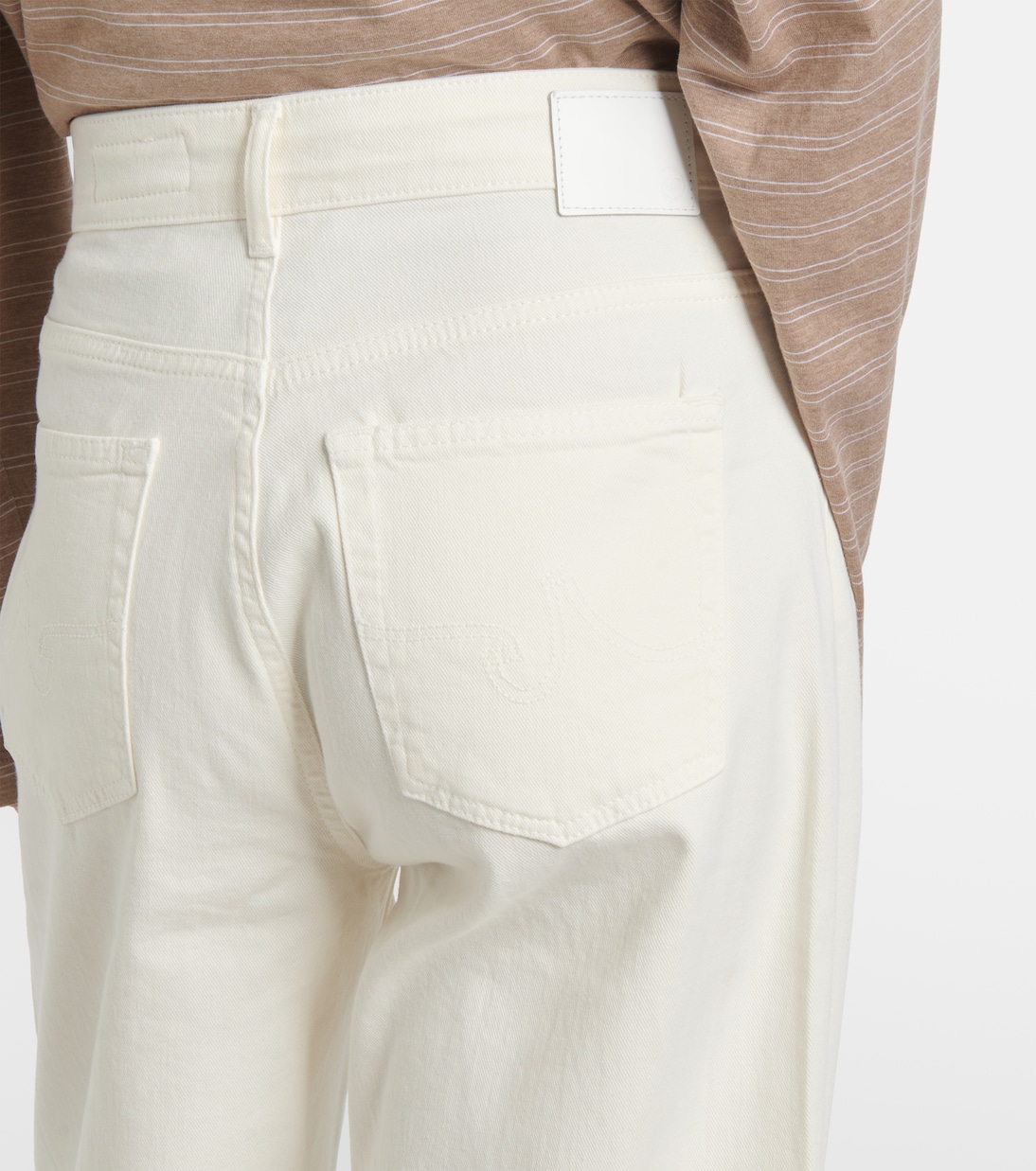 Jeans a gamba larga e vita alta Saige | AG Jeans