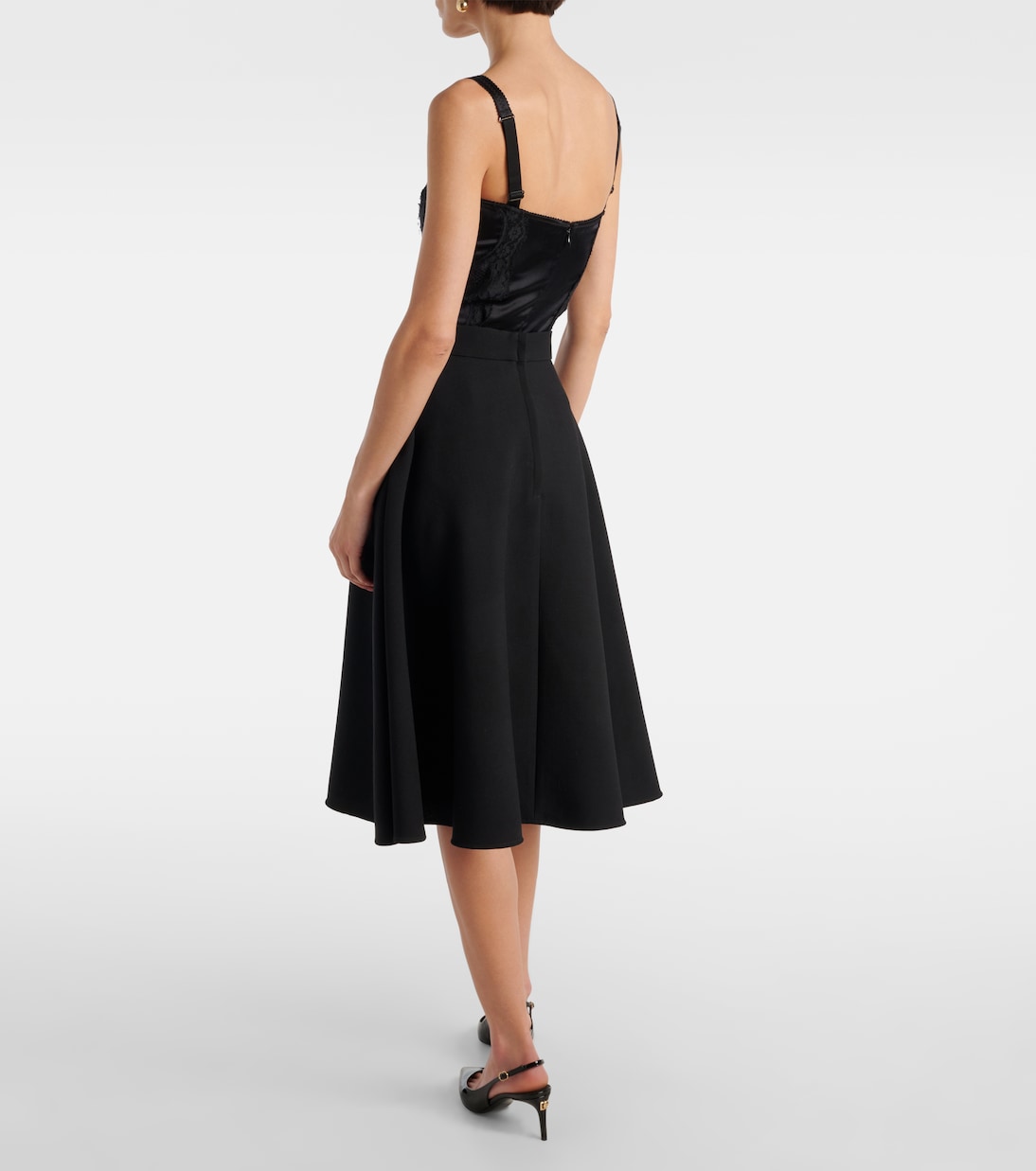 Gonna midi in lana vergine | Dolce&Gabbana