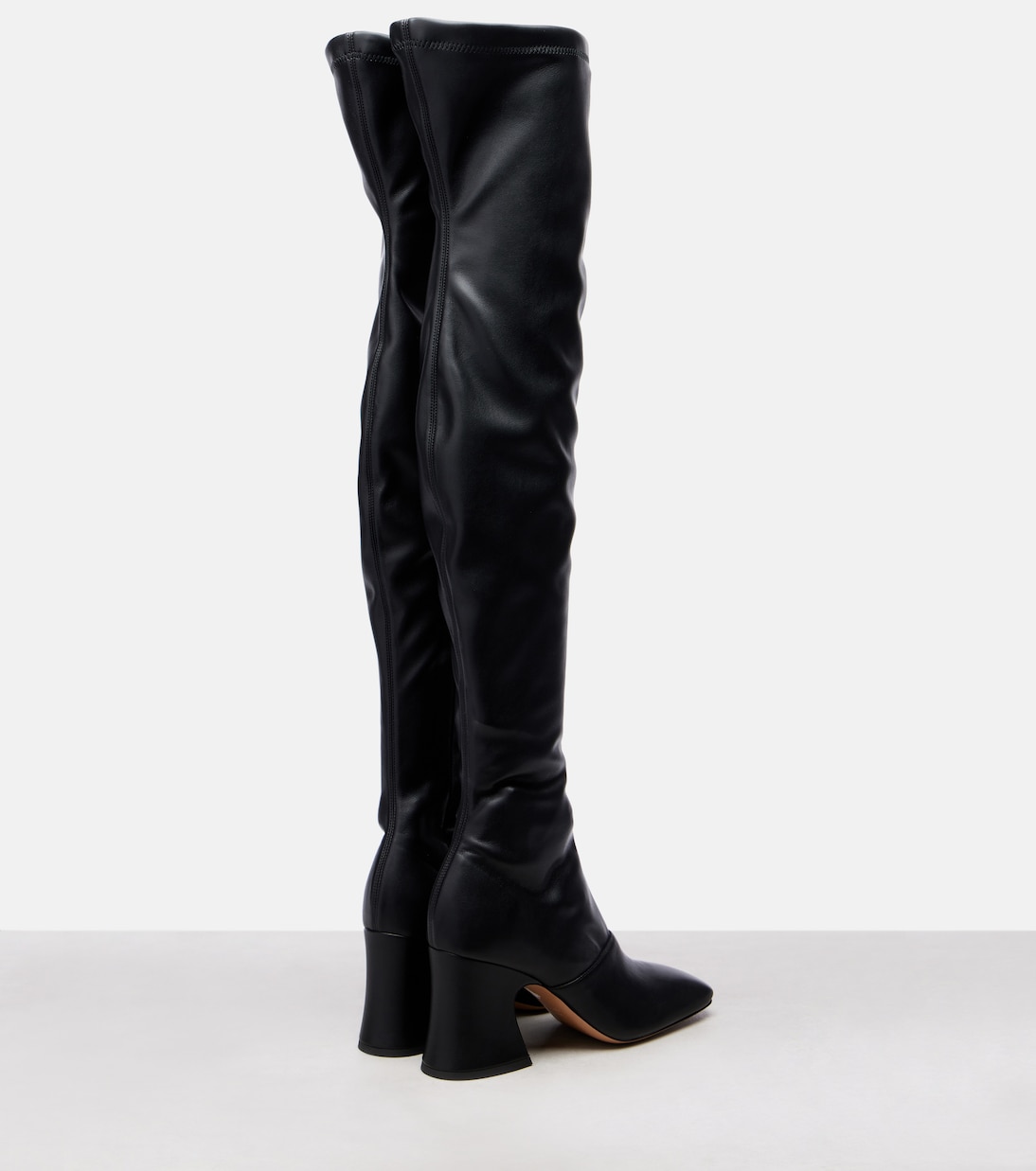 Cuissardes Janis 80 en cuir synthétique | Chloé