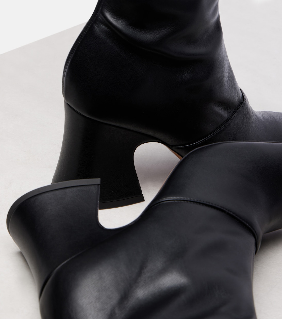 Cuissardes Janis 80 en cuir synthétique | Chloé