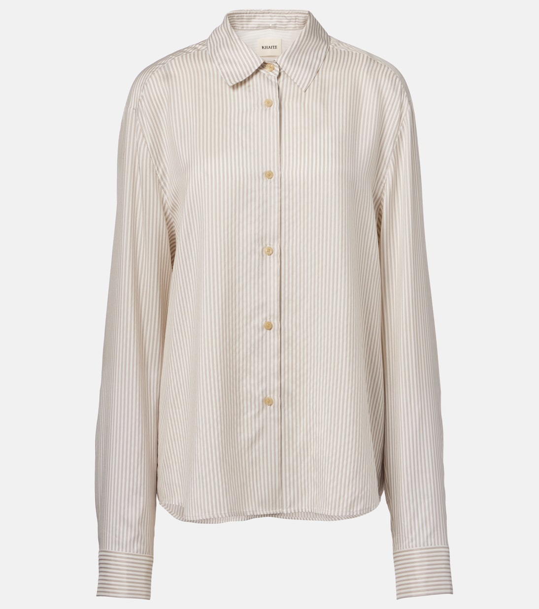 Agro striped silk shirt | Khaite