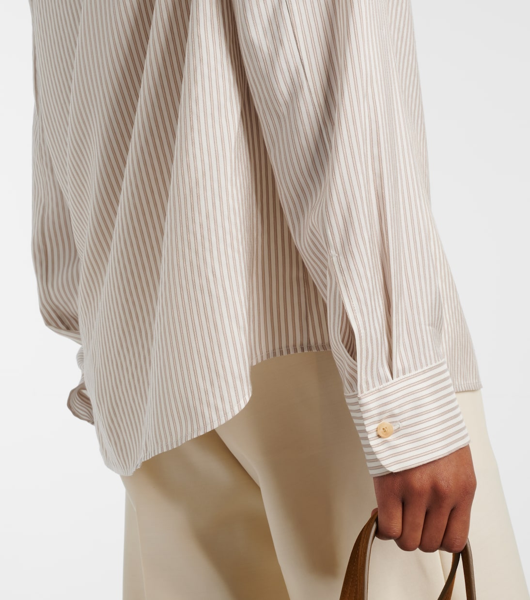 Agro striped silk shirt | Khaite
