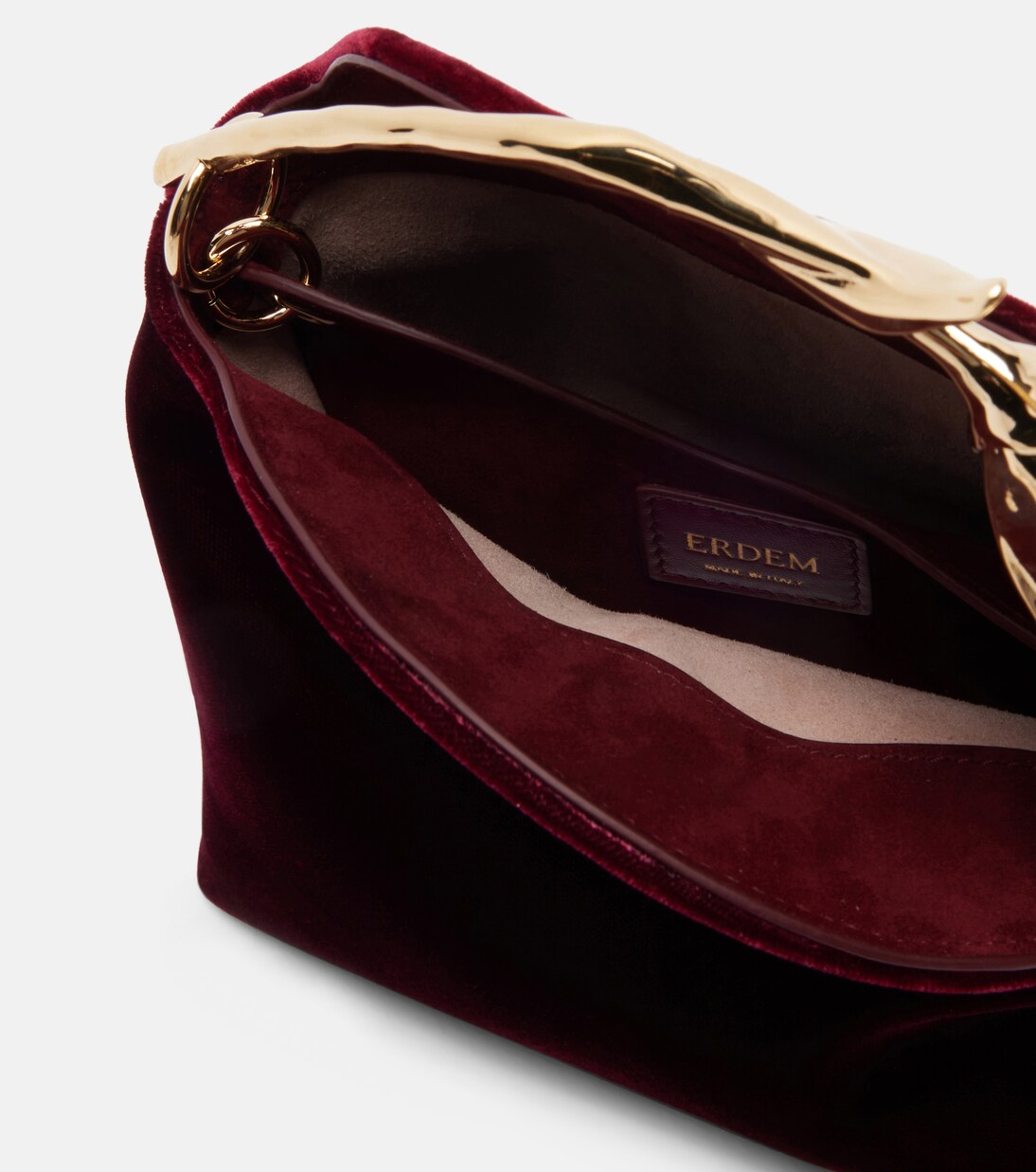 Bloom Mini velvet tote bag | Erdem
