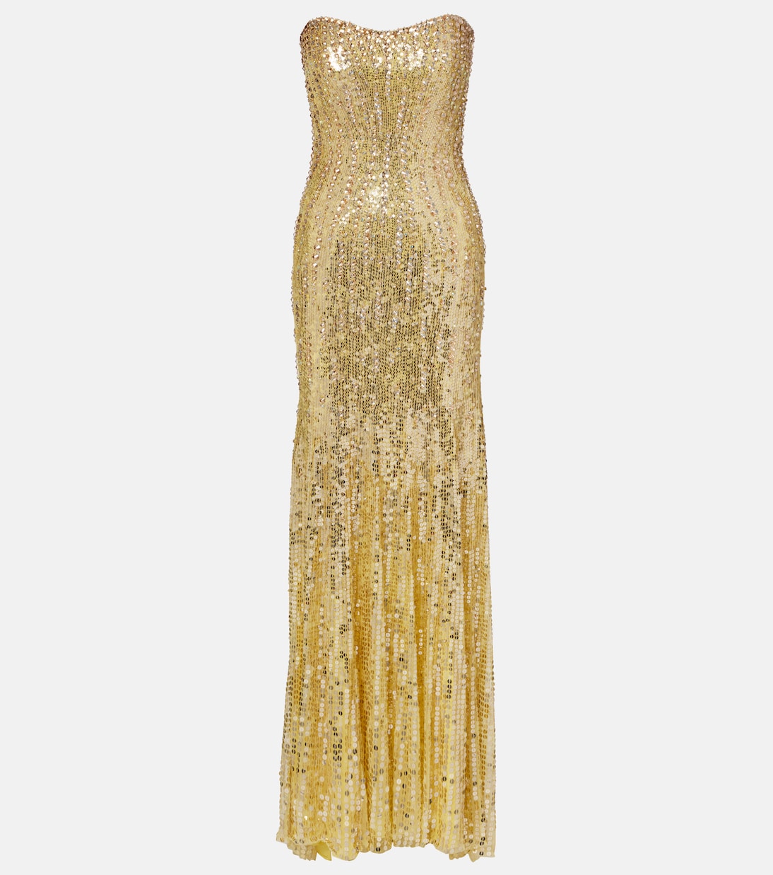 Robe longue bustier Sarai à sequins | Jenny Packham