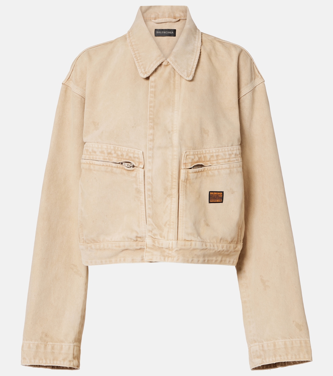Cropped cotton jacket | Balenciaga