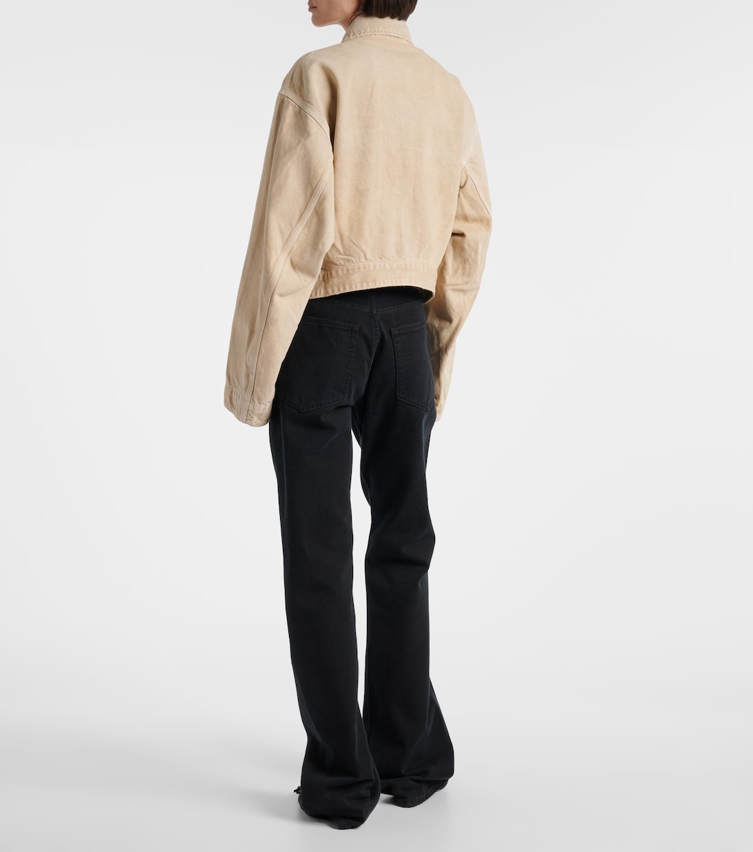 Cropped cotton jacket | Balenciaga
