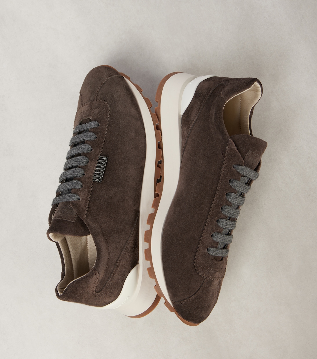 Monili suede sneakers | Brunello Cucinelli