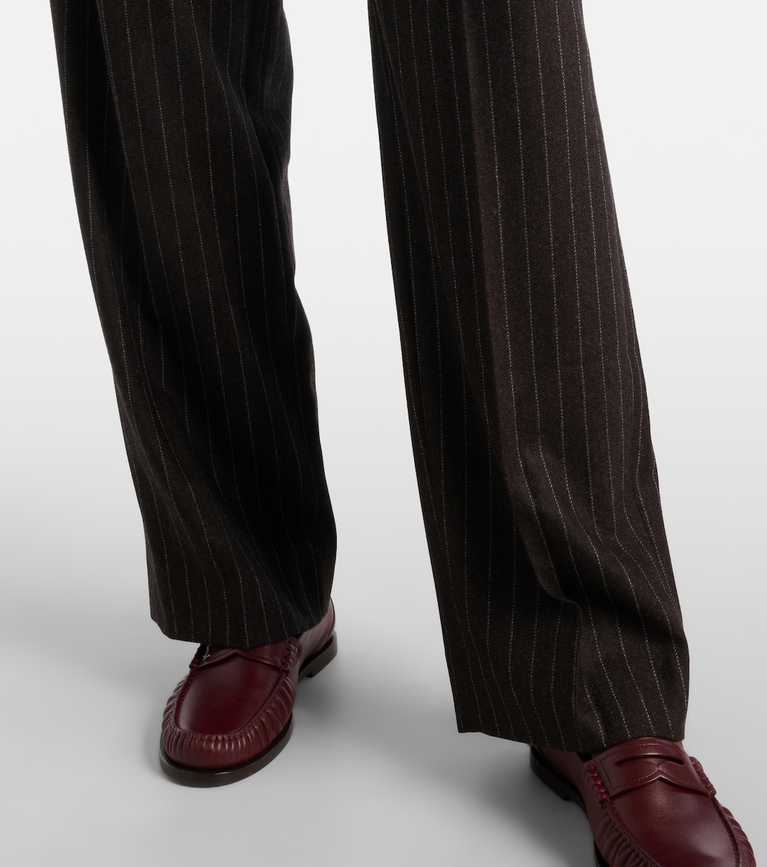 Fox wool and cashmere straight pants | Blazé Milano