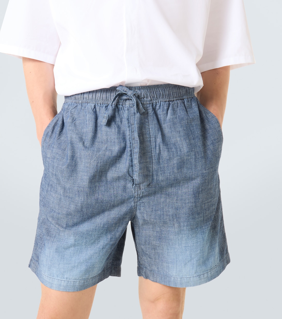 Bermuda à taille mi-haute en coton | Loewe