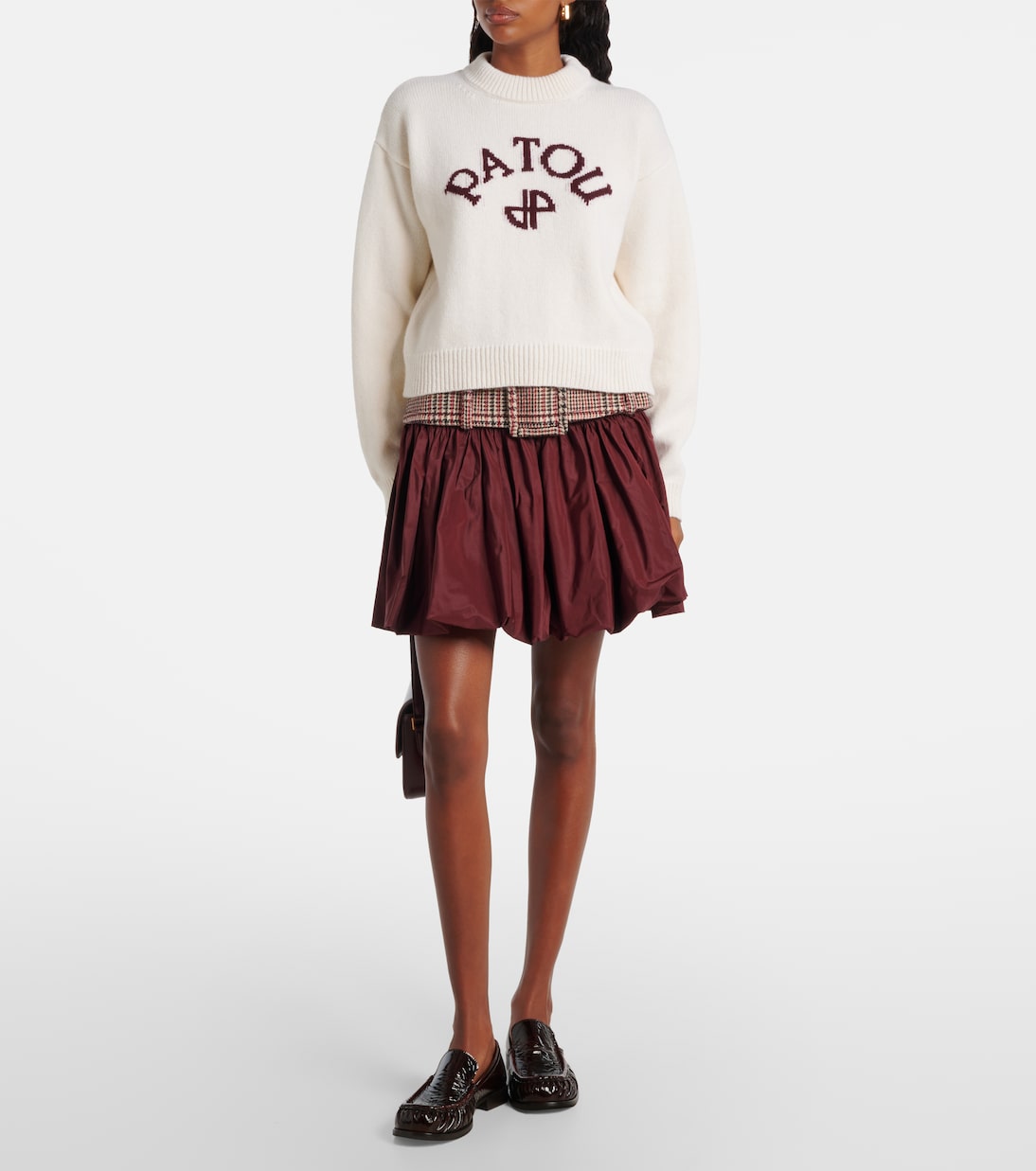Jersey de lana y cachemir con logo | Patou