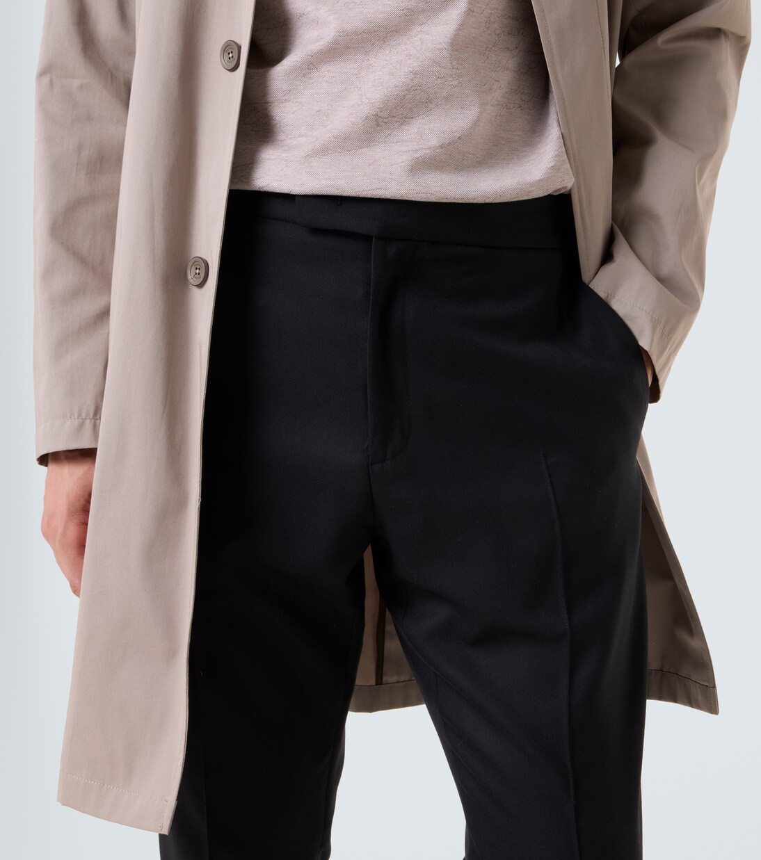 Pantalon droit en laine | Berluti