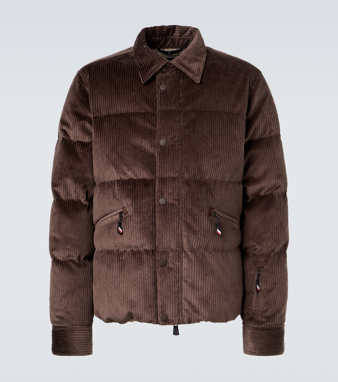 Elgon cotton corduroy down ski jacket | Moncler Grenoble