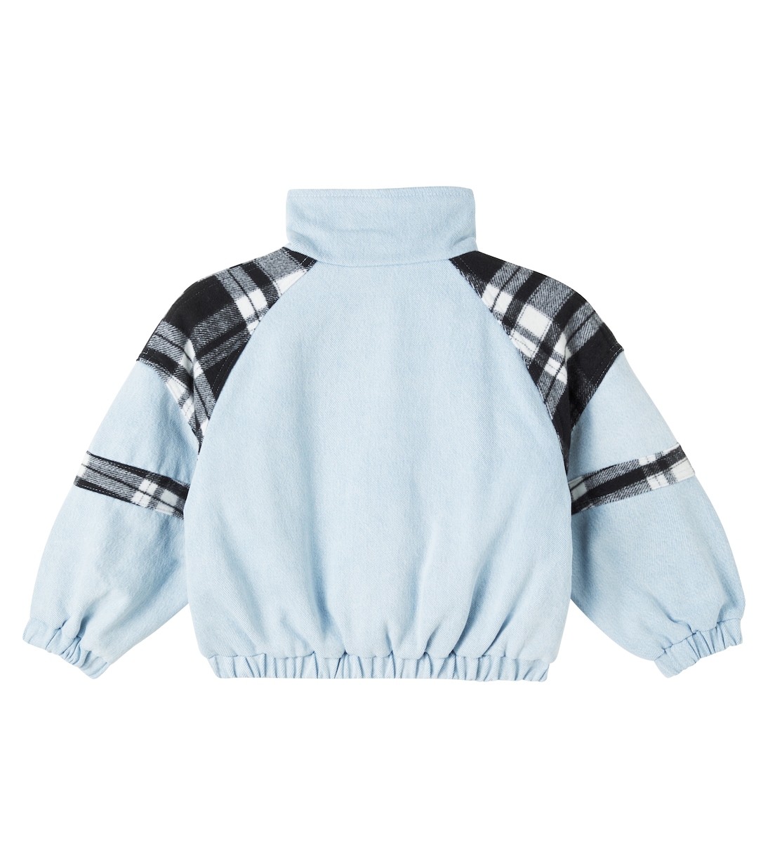 Checked denim jacket | Stella McCartney Kids