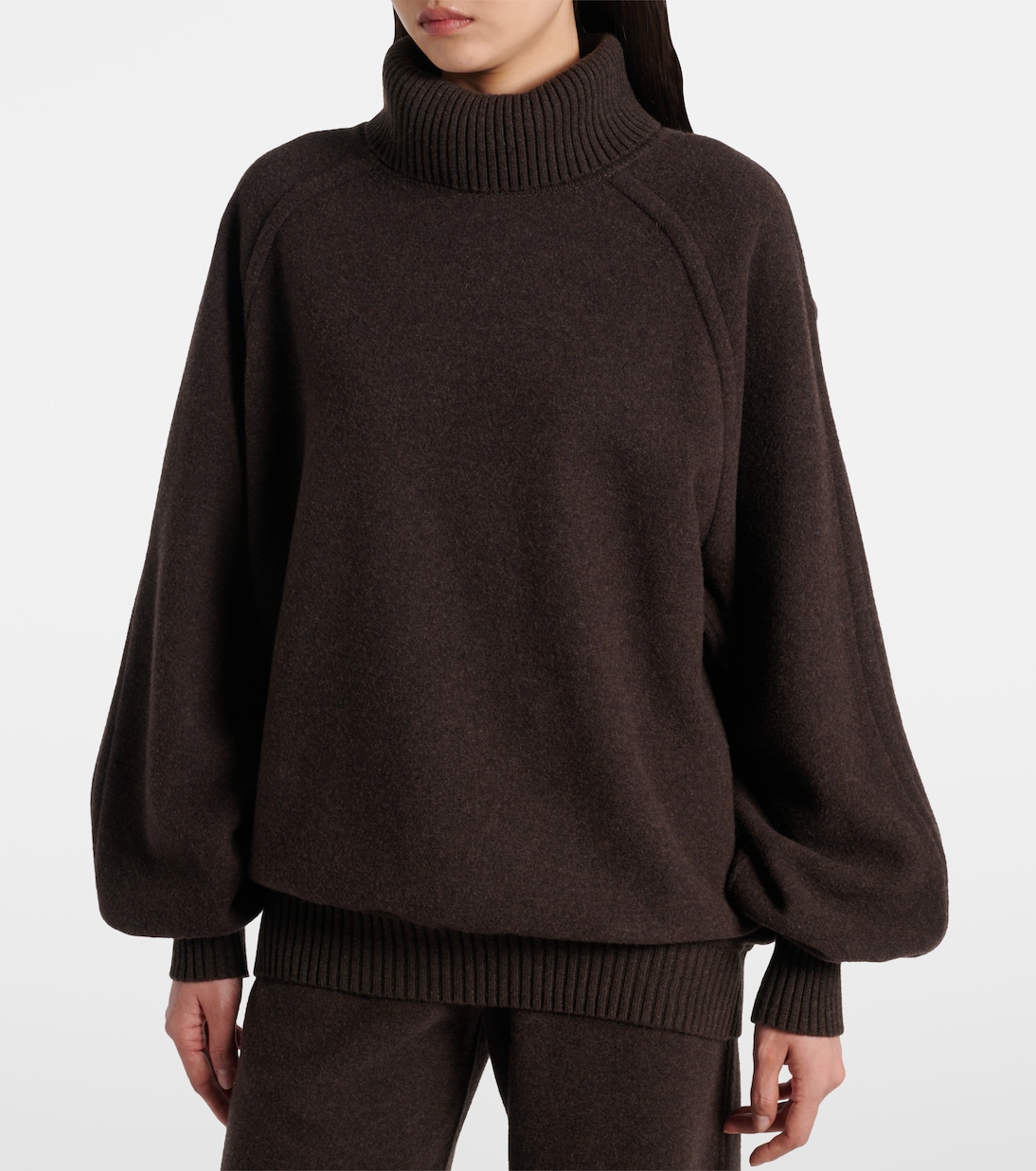 North Woods oversized wool-blend sweater | Loro Piana