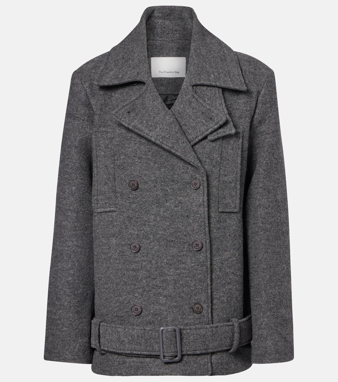 Scothern virgin wool peacoat | The Frankie Shop