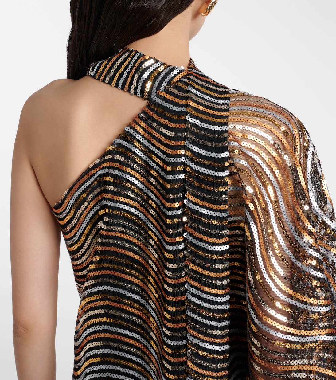 Glaum one-shoulder sequined gown | Taller Marmo