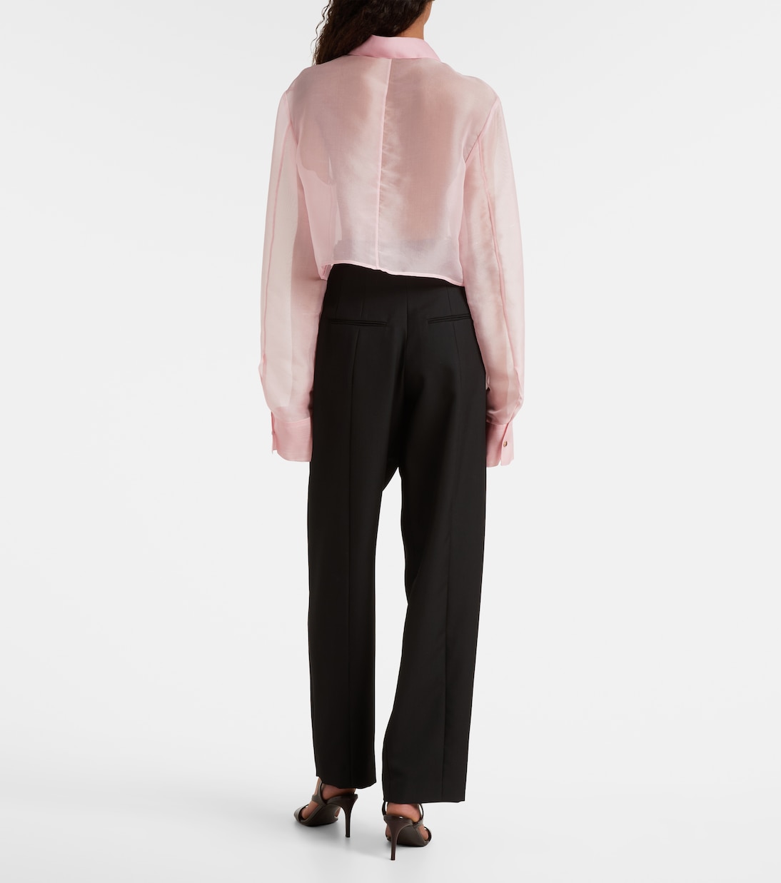 Jasen silk organza shirt | Khaite