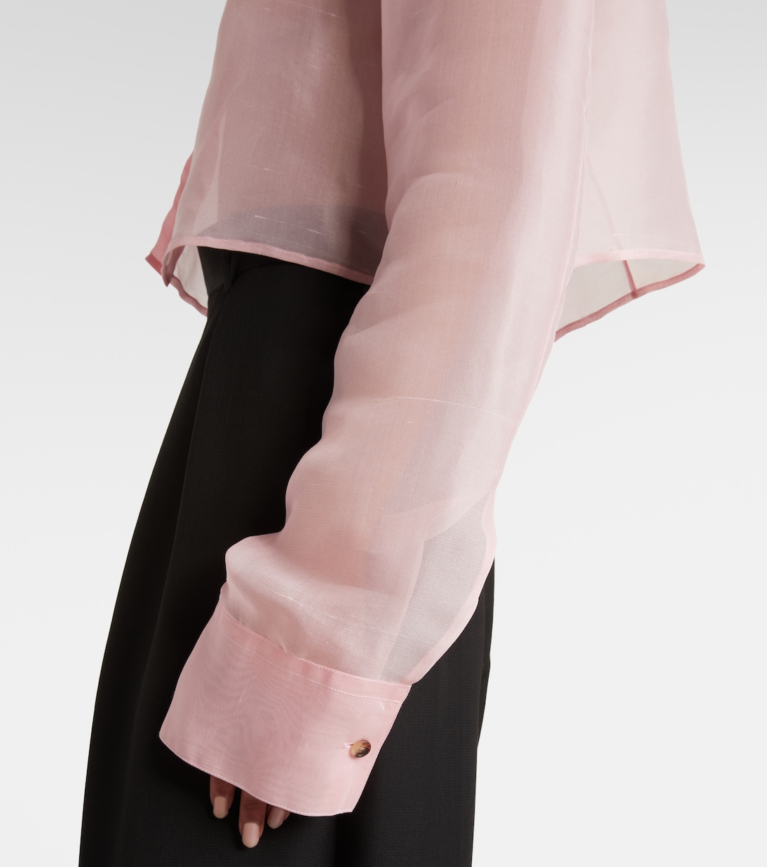 Jasen silk organza shirt | Khaite