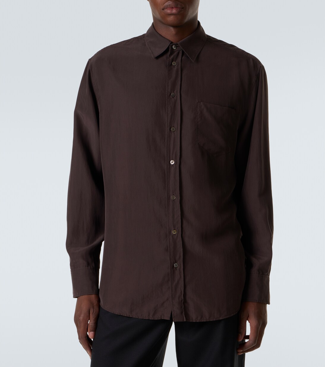 Fiska silk shirt | The Row