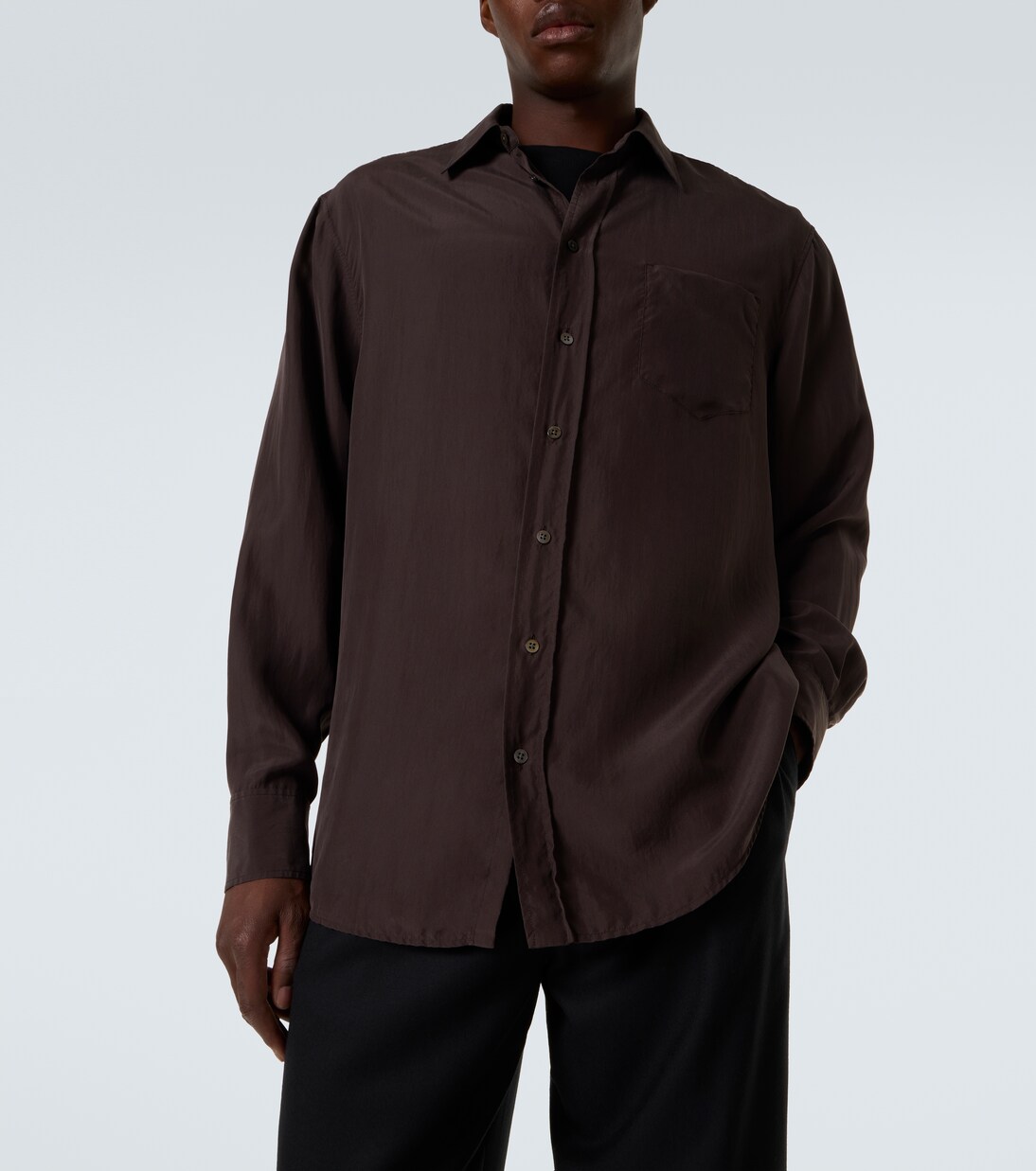 Fiska silk shirt | The Row