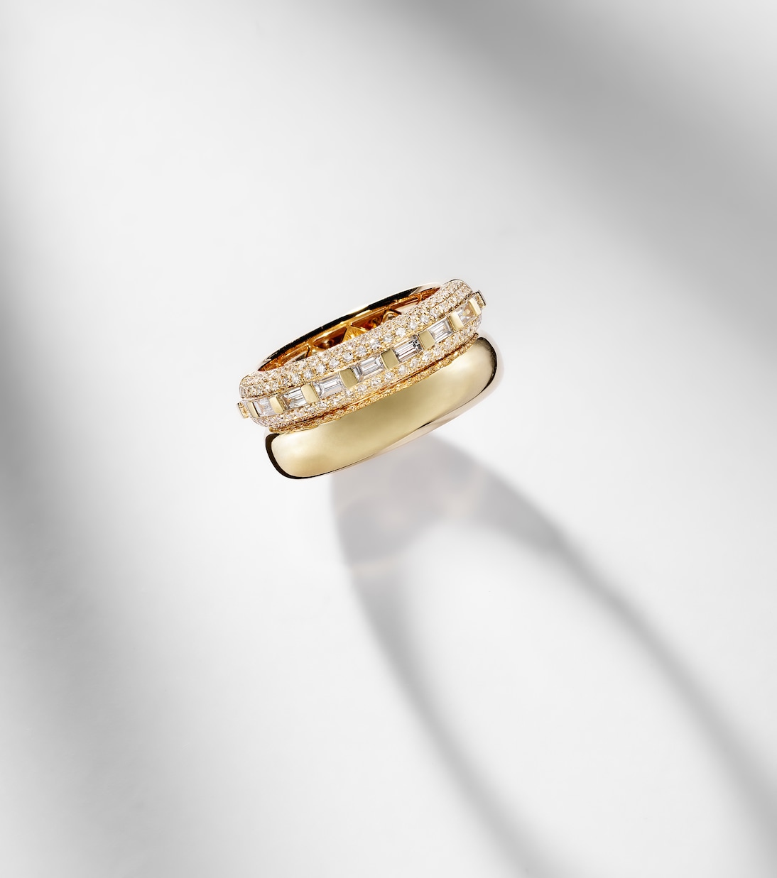 Orbit 18kt gold ring with diamonds | Shay Jewelry