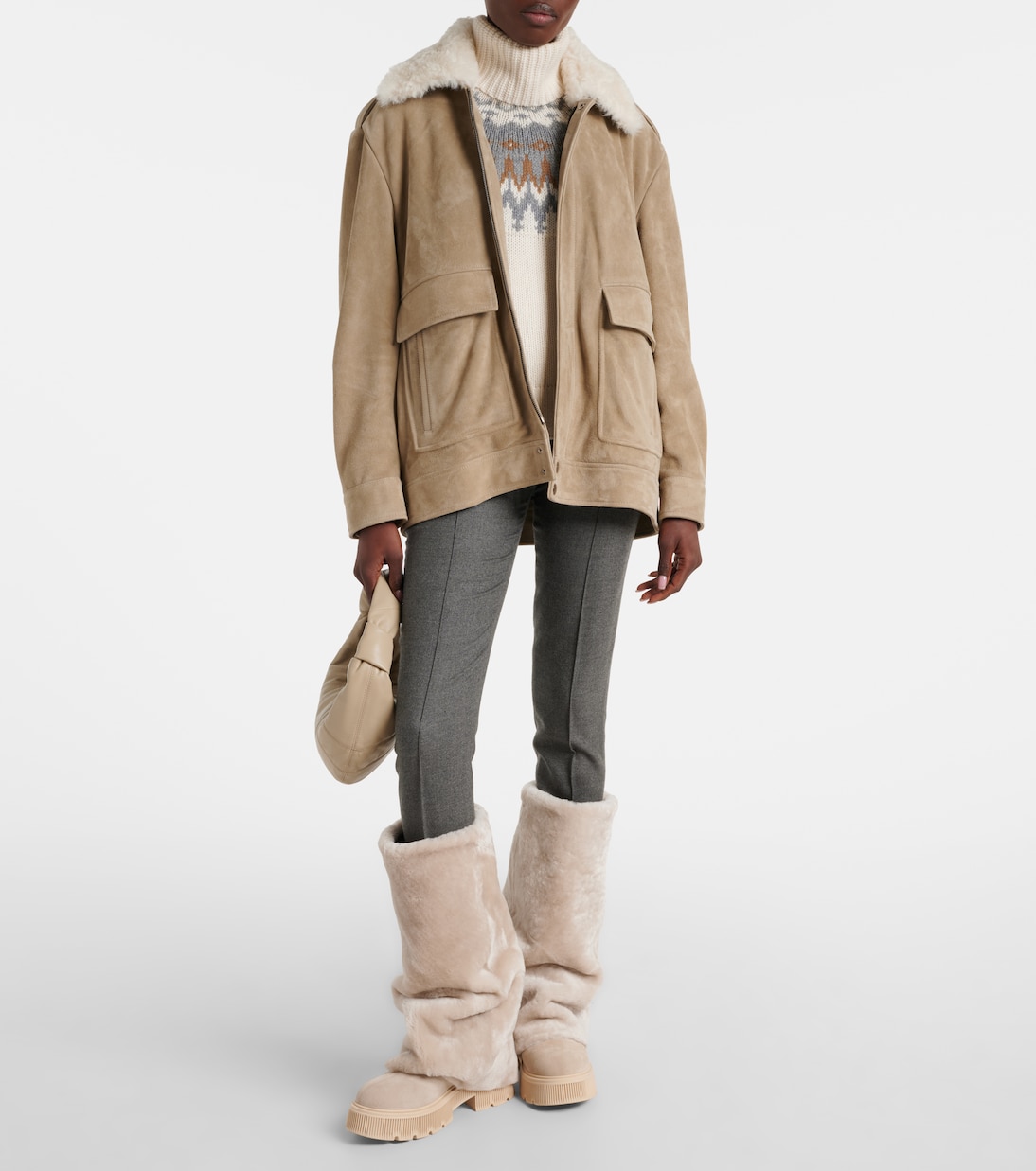 Turin shearling and suede boots | Bogner