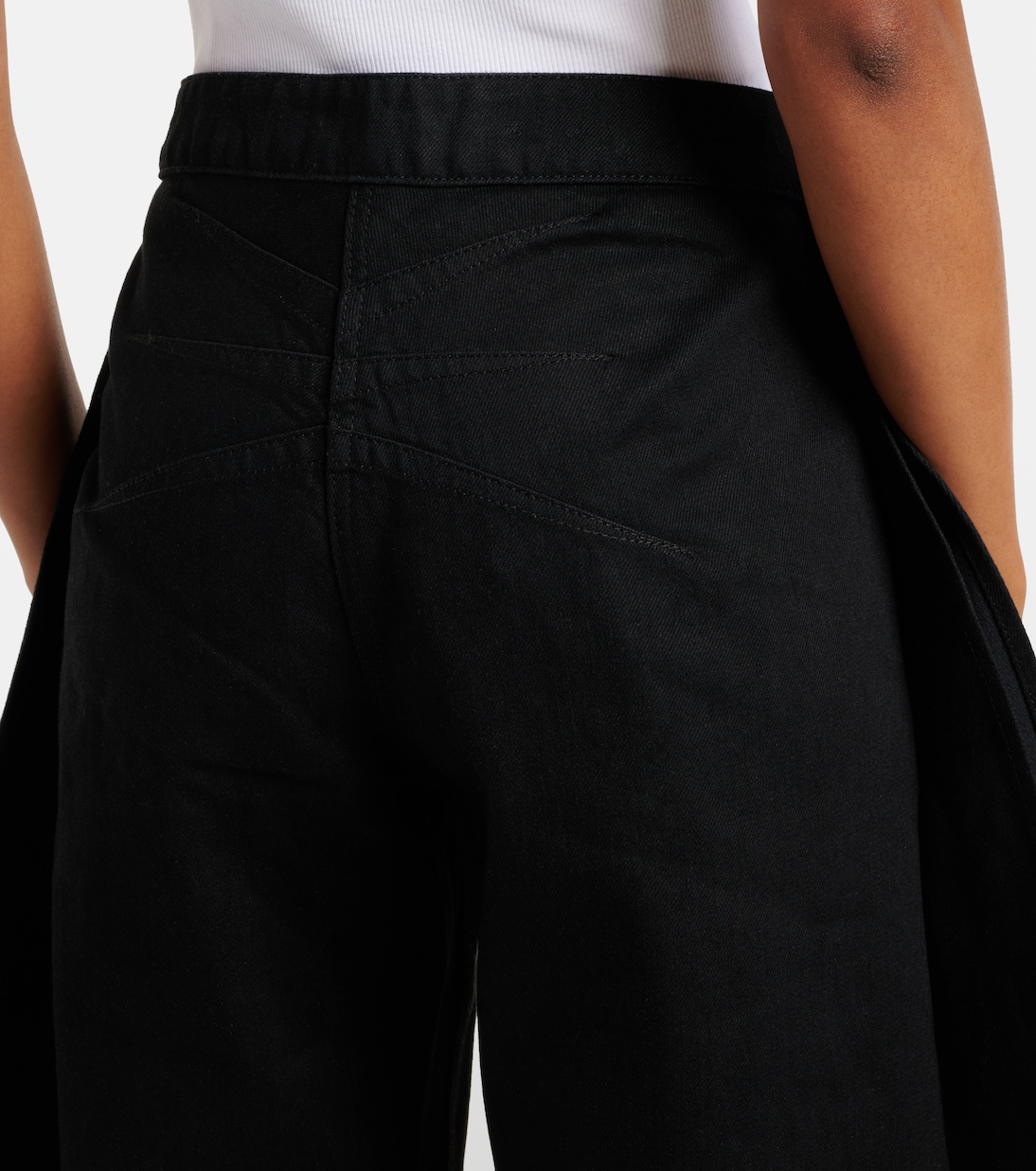 Faded barrel-leg jeans | Alaïa