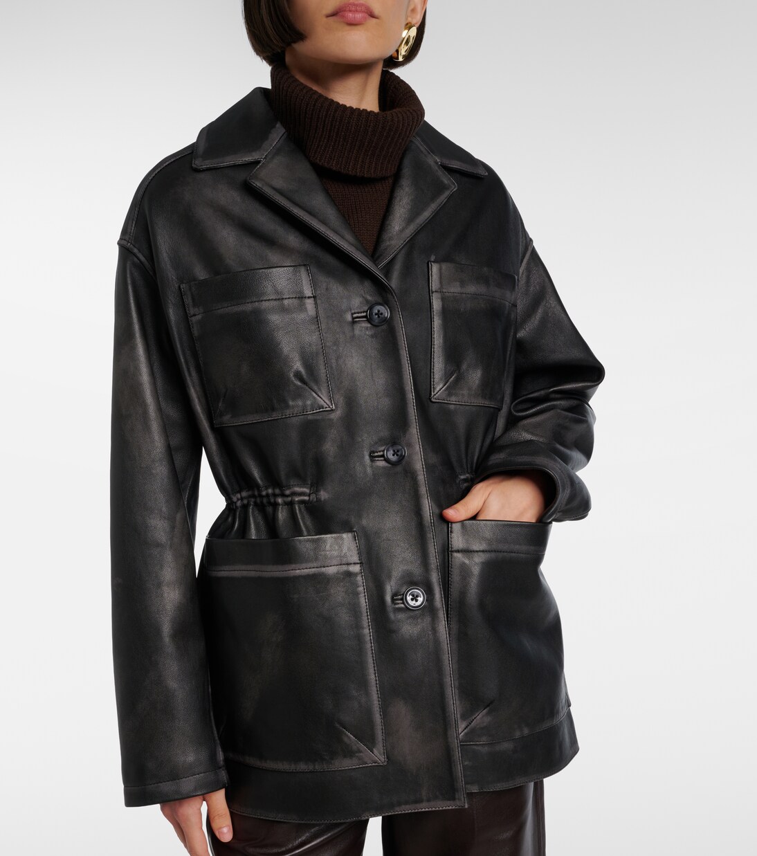 Sleek Statement leather jacket | Dorothee Schumacher