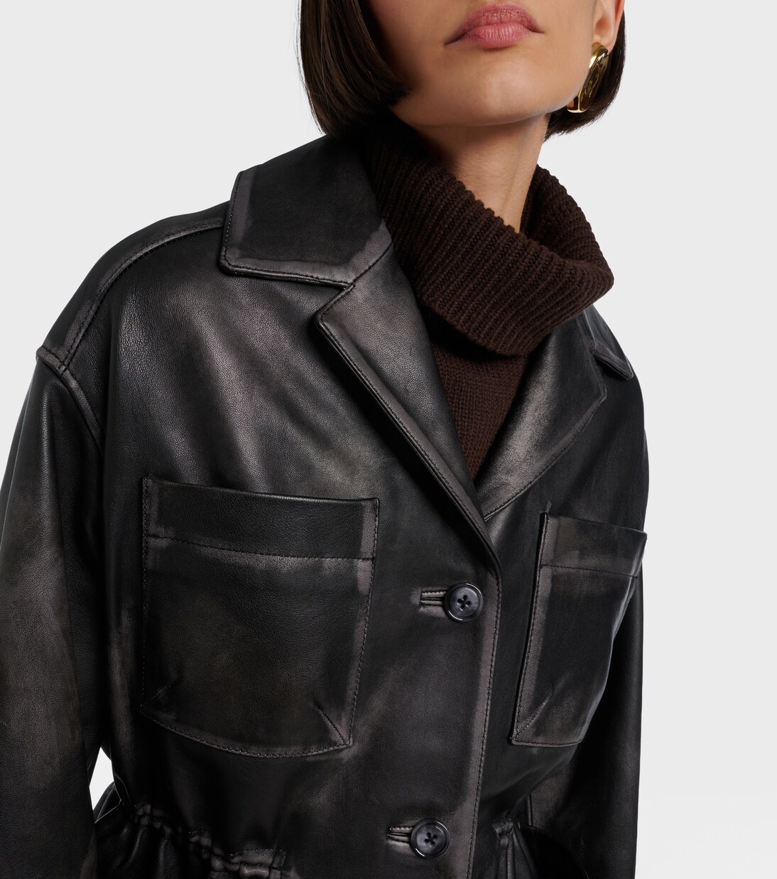 Sleek Statement leather jacket | Dorothee Schumacher