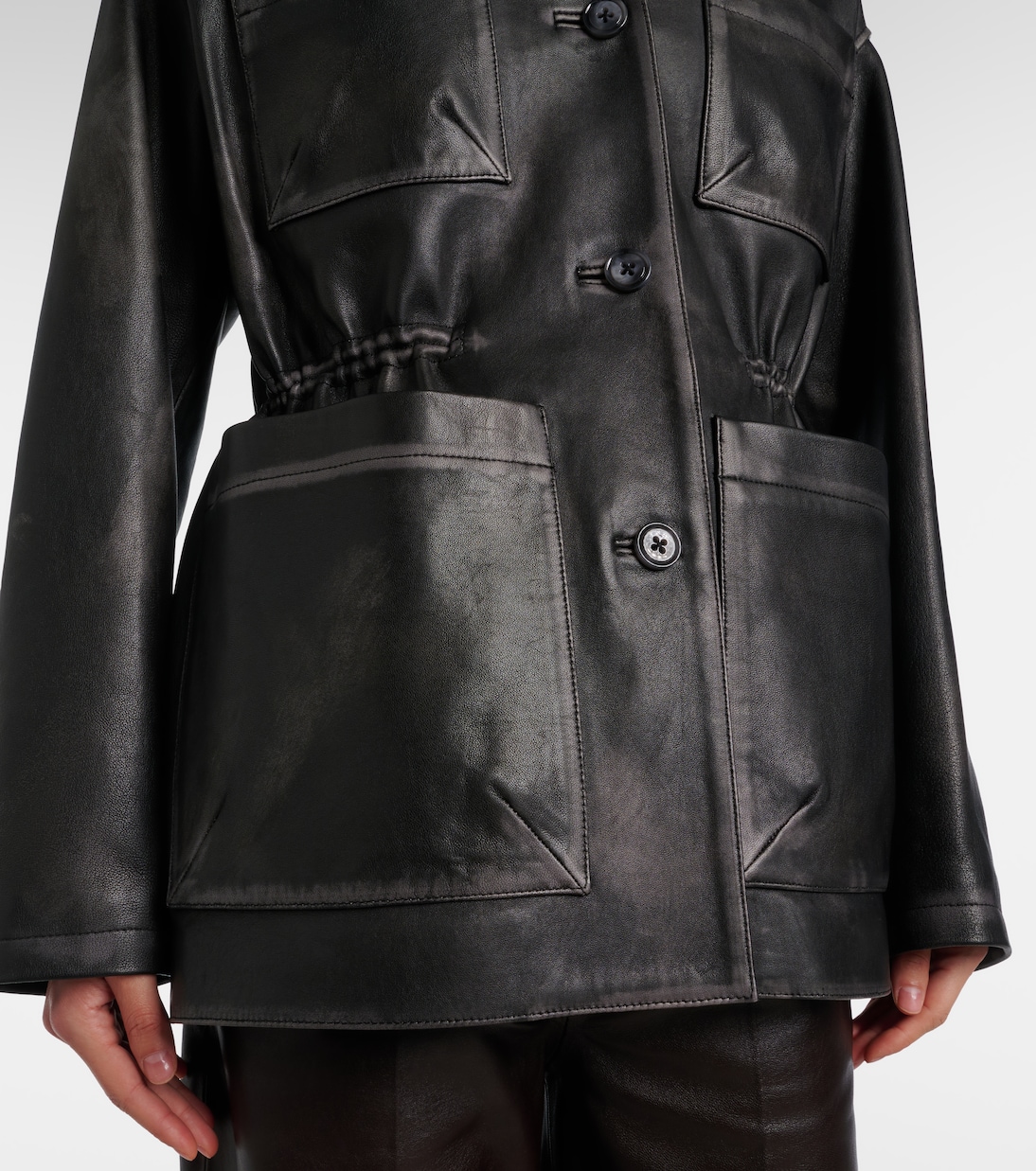 Sleek Statement leather jacket | Dorothee Schumacher