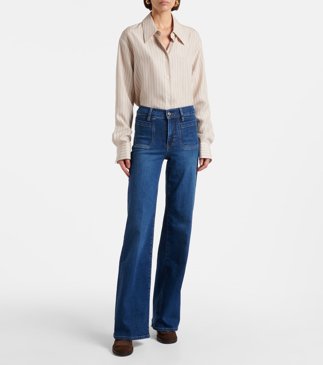 Le Slim Palazzo wide-leg jeans | Frame