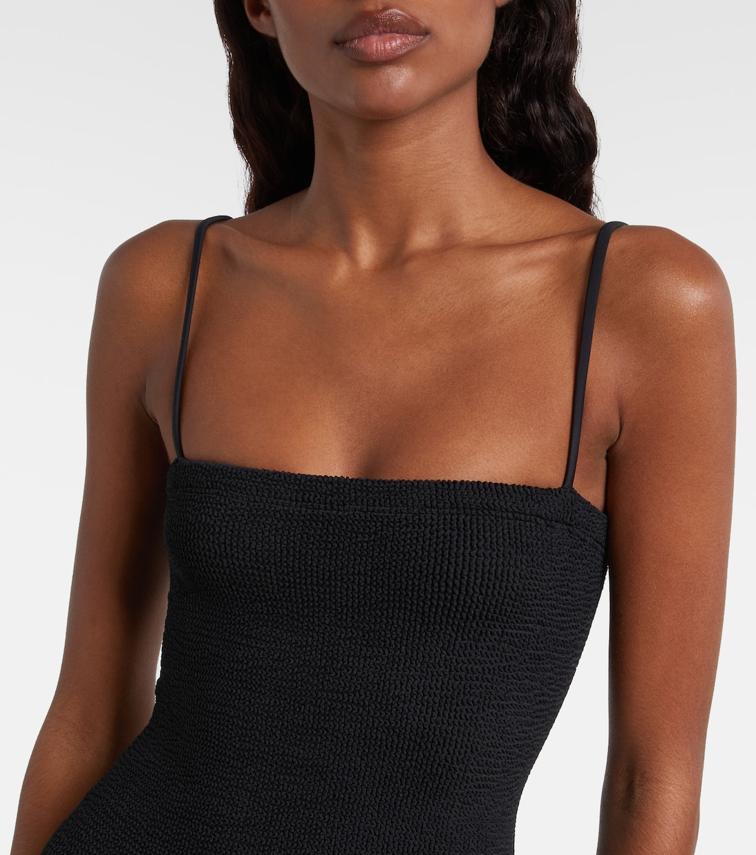 Hybrid plissé maxi dress | Hunza G
