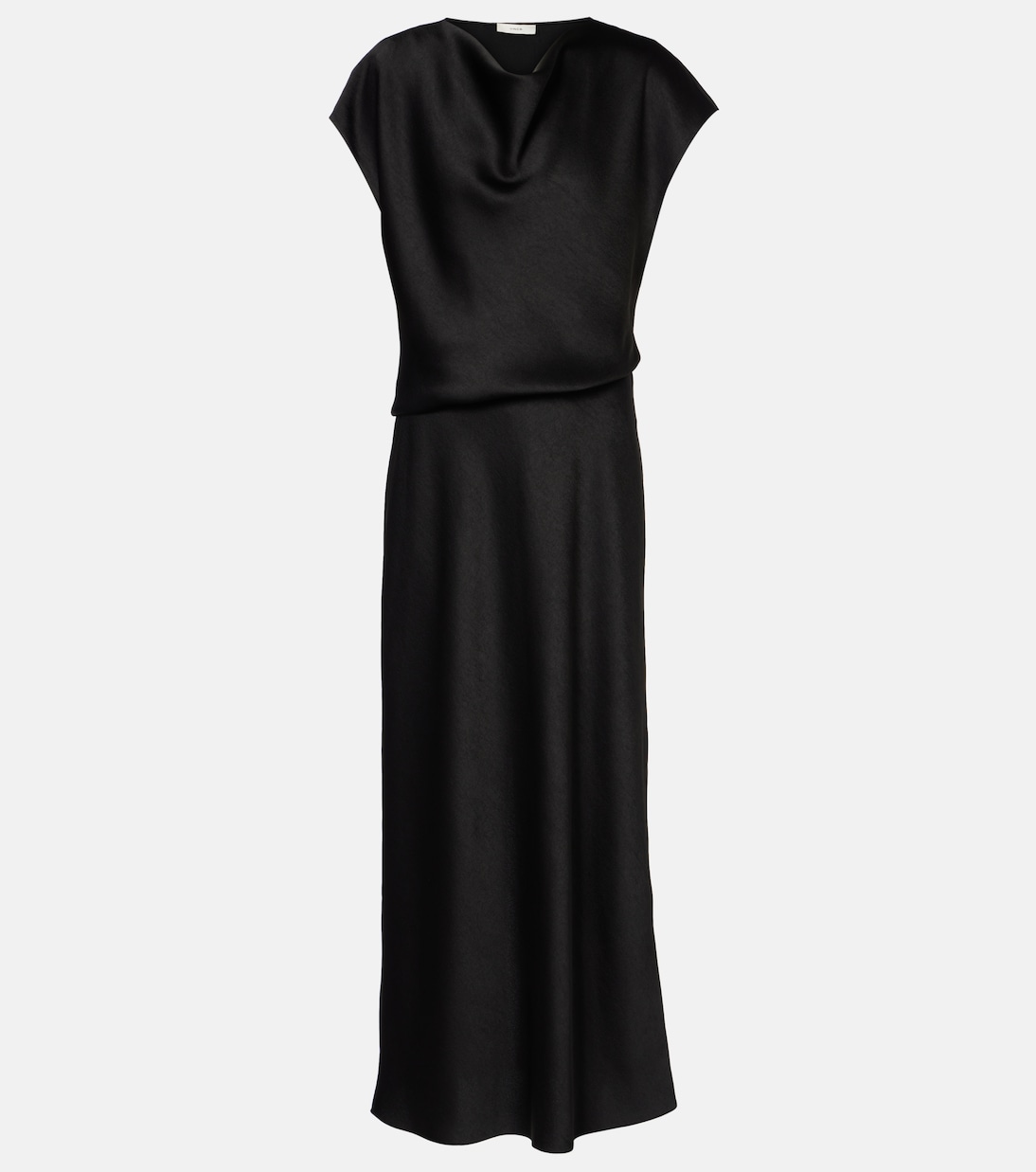 Draped satin maxi dress | Vince