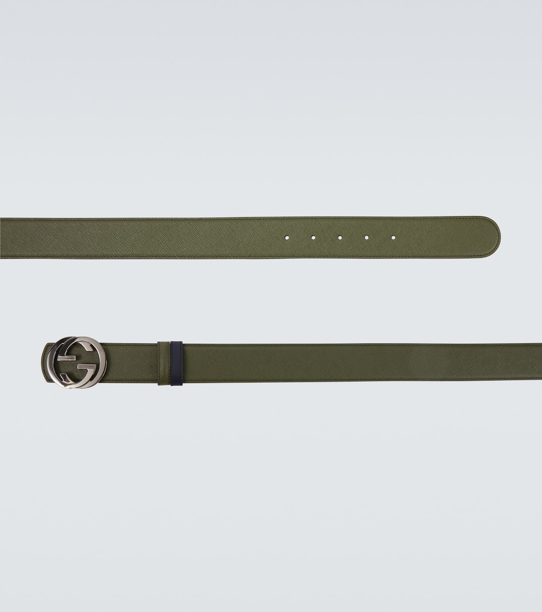 Wendbarer Gürtel Double G aus Leder | Gucci