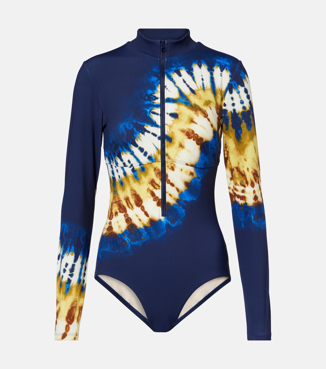 Martine draped printed swimsuit | Alémais